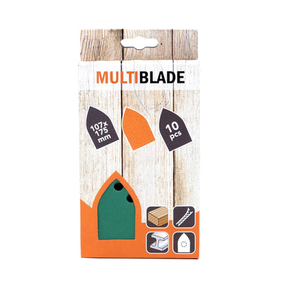 Multiblade Delta schuurpapier MB107 107x175mm K40 (10 vellen)