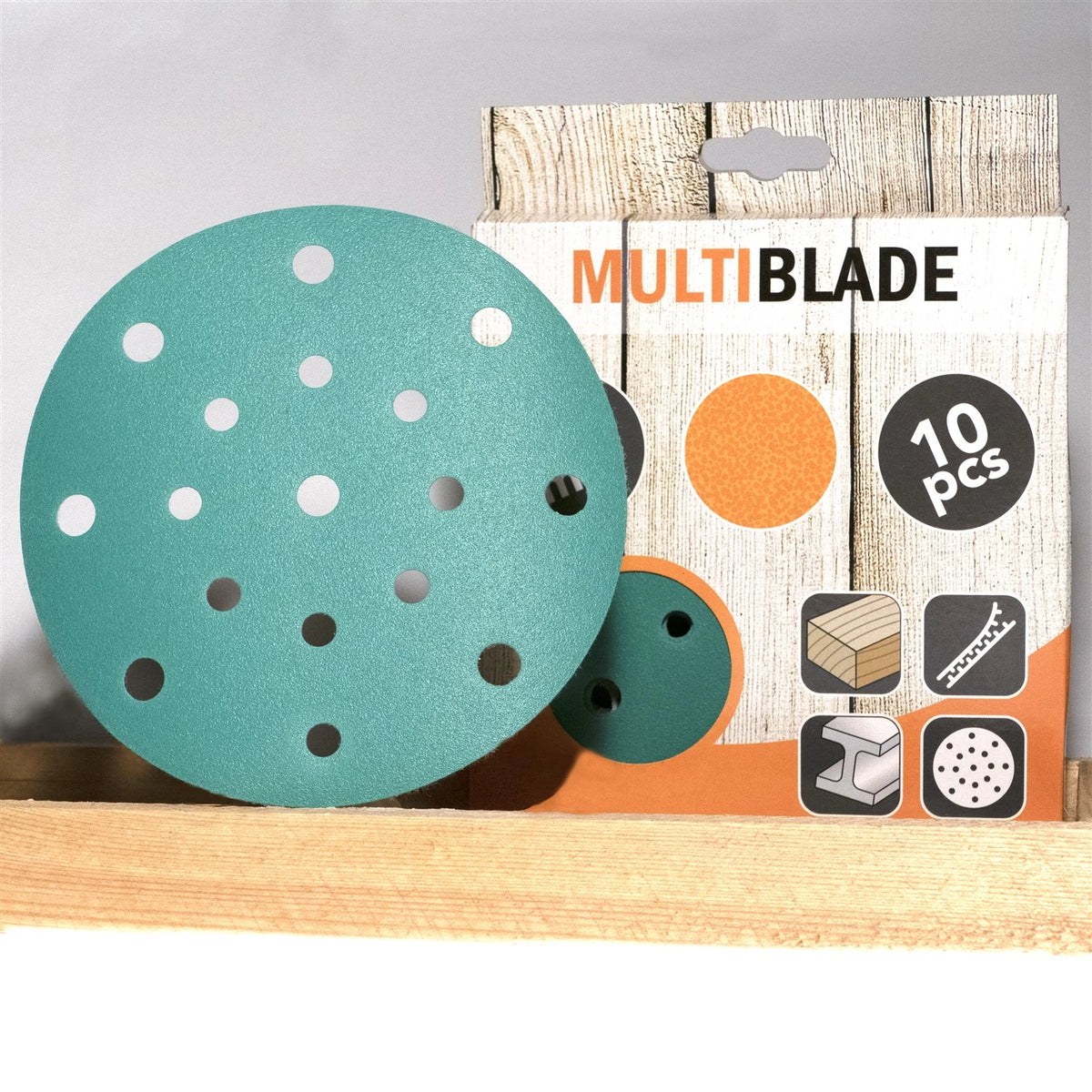 Multiblade Schuurschijf MB150 Ø150mm K240 (10 stuks)