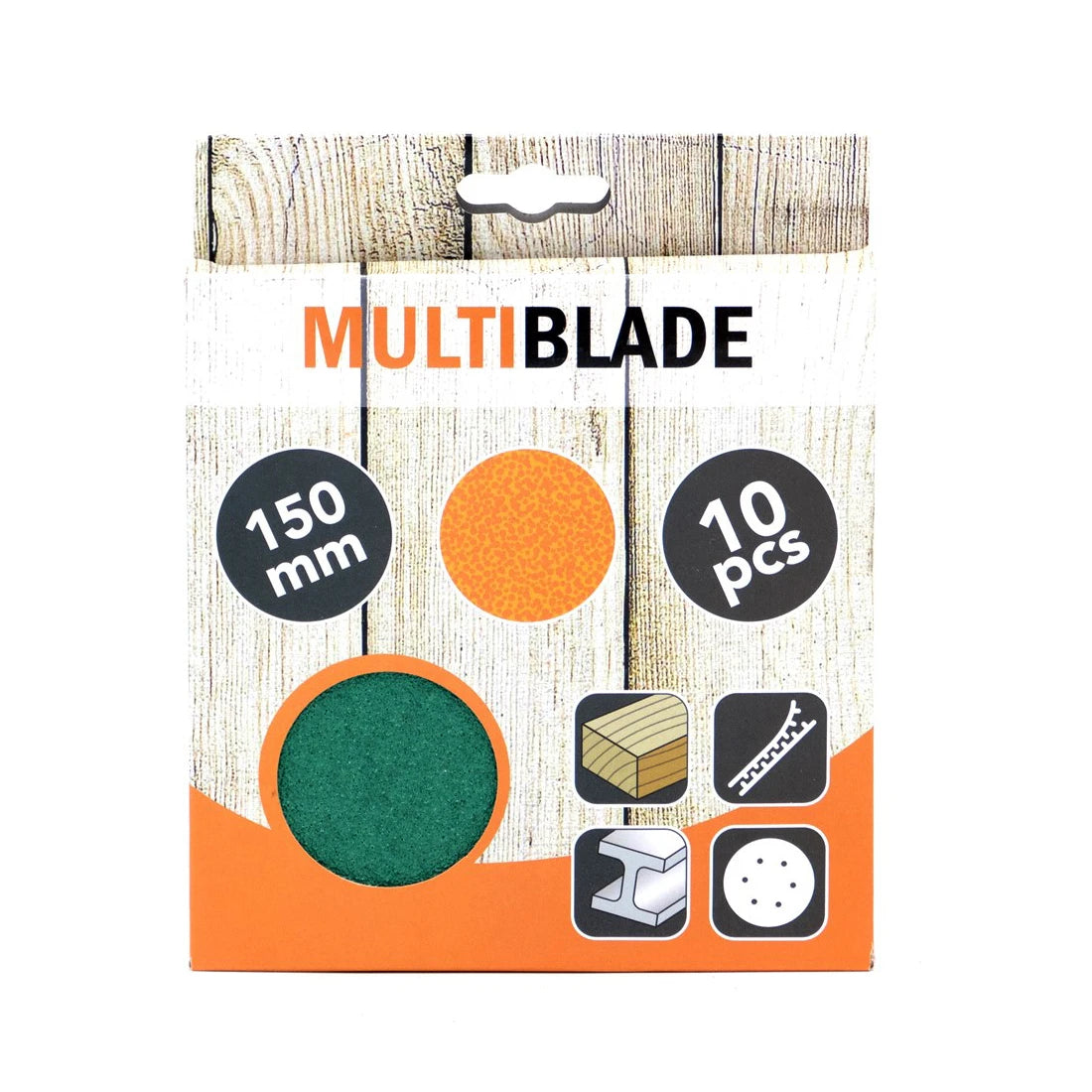 Multiblade Schuurschijf MB156 Ø150mm K180 (10 stuks)