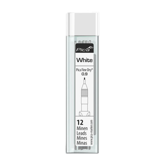 Pica Fine Dry 7031 Navulling wit - 12 staafjes
