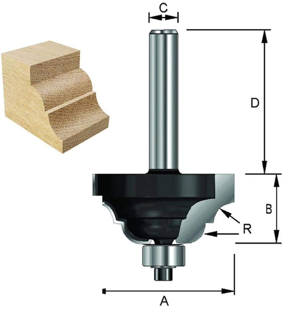 Klassieke profielfrees HM R6.35