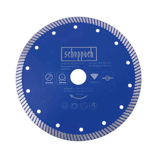 Scheppach Diamant Cirkelzaagblad PRO Ø200x25,4 mm