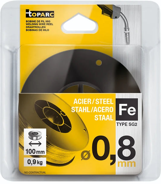 GYS Lasdraad staal G3SI1 Ø0,8 mm - draadspoel S100 (0,9KG)