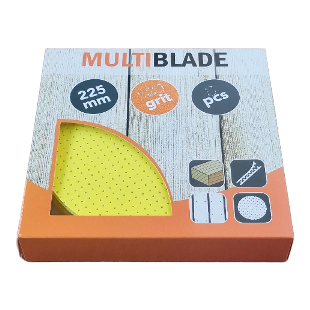 Multiblade Schuurschijf MB226 Ø225mm K80 (10 stuks)