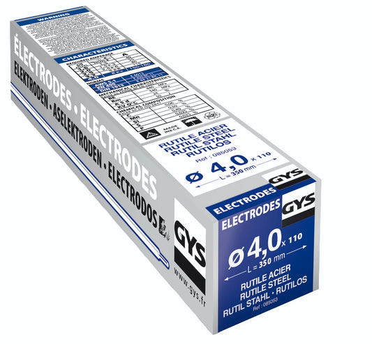 GYS Elektrodes staal Ø4,0 x 350 mm (110 stuks)