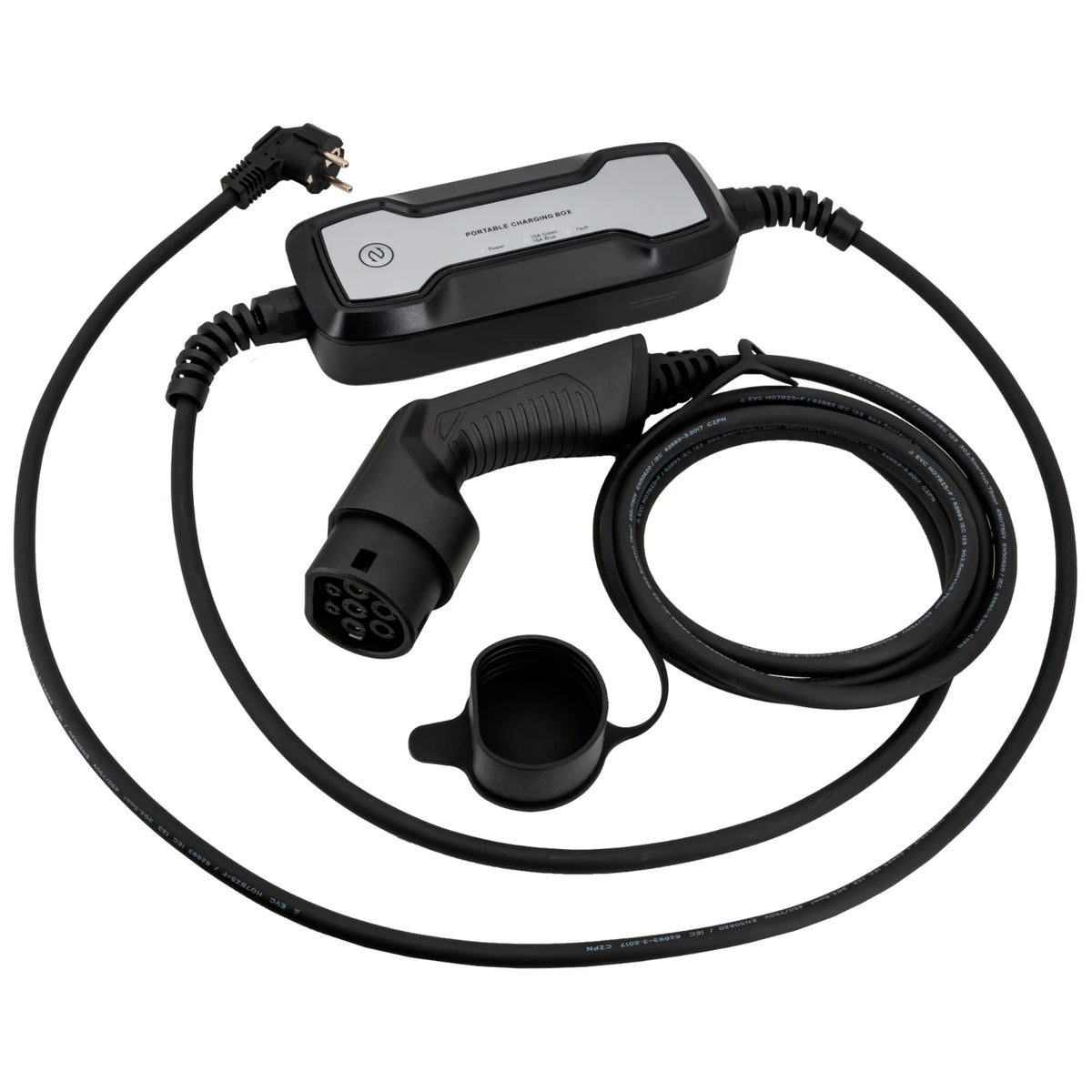 GYS Laadkabel EV Type 2 naar 230V 3.7kW - 16A (5m)