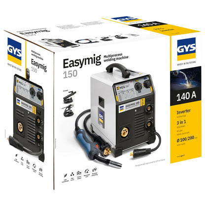 GYS Lasapparaat EASYMIG 150 - inclusief accessoires