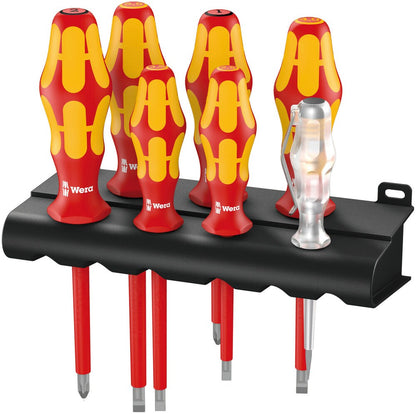 160 I/165 I/7 SCHROEVENDRAAIERSET KRAFTFORM PLUS SERIE 100 + SPANNINGSZOEKER + HOUDER, 7 -DELIG