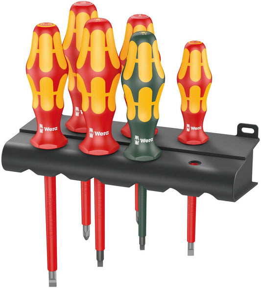 160 I/168 I/6 SCHROEVENDRAAIERSET KRAFTFORM PLUS SERIE 100 + HOUDER, 6 -DELIG