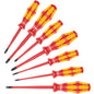160 ISS/7 SCHROEVENDRAAIERSET KRAFTFORM PLUS SERIE 100. MET GEREDUCEERDE KLINGDIAMETER ALSMEDE GERI