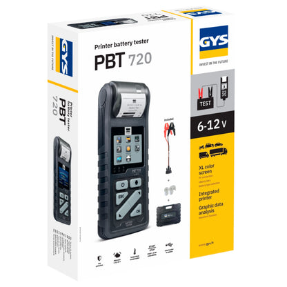 GYS Batterijtester PBT 720 met printer