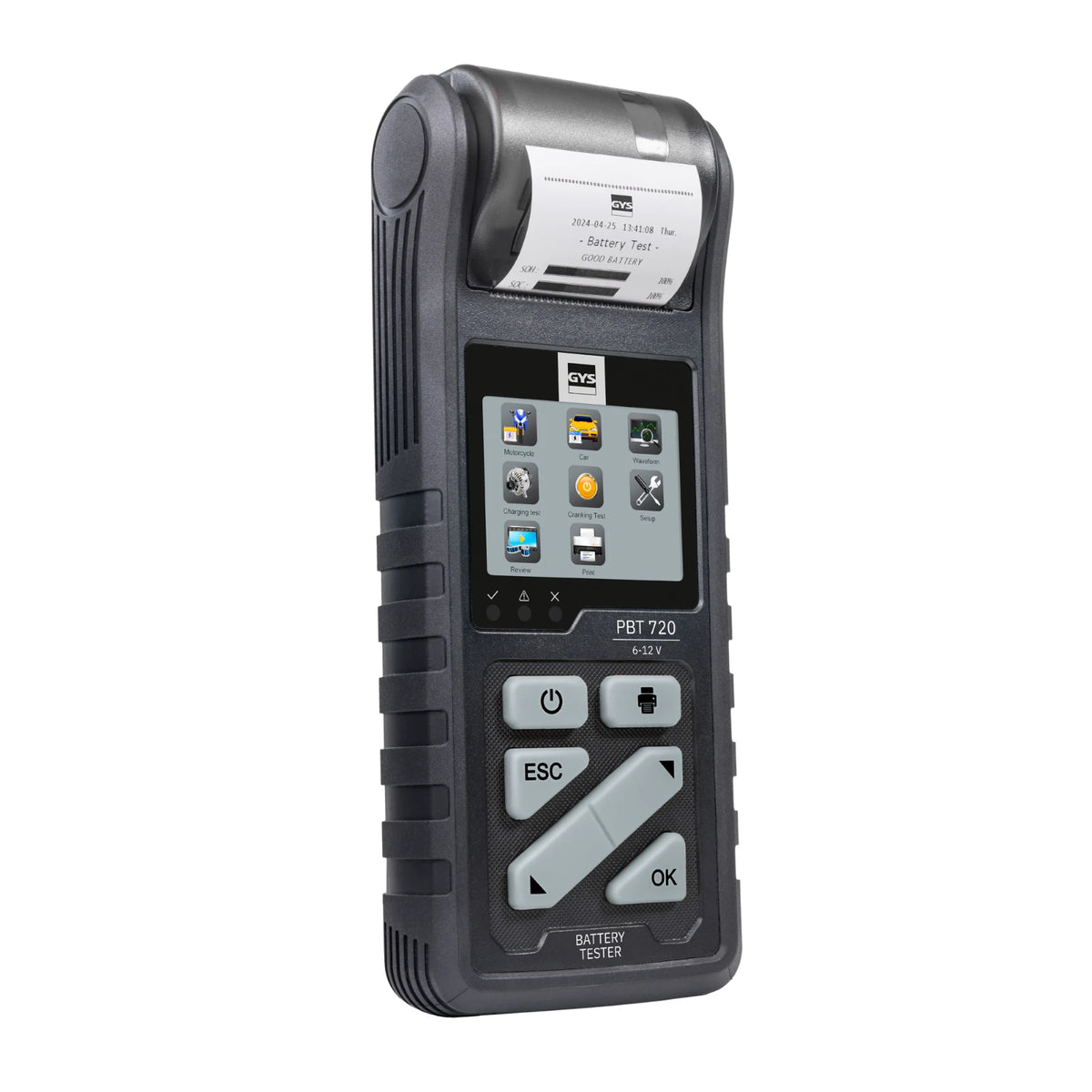 GYS Batterijtester PBT 720 met printer