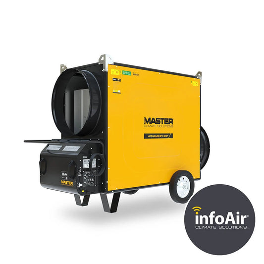 Master Indirecte Diesel Heater BV691-SE InfoAir 225kW 1-wegs
