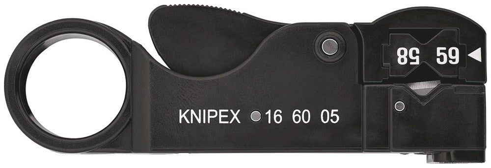 KNIPEX 16 60 05 SB Afstripgereedschap voor coax-kabel 105 mm