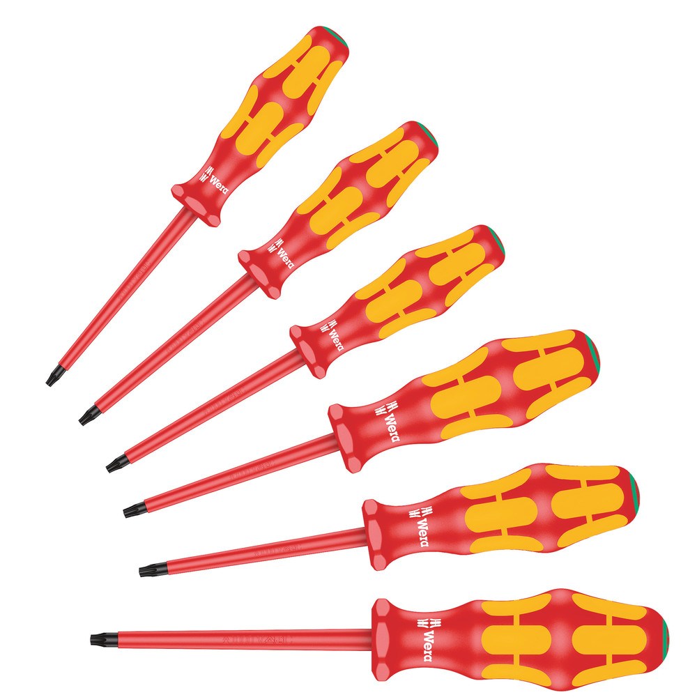 167 I/6 SCHROEVENDRAAIERSET KRAFTFORM PLUS SERIE 100, 6 -DELIG