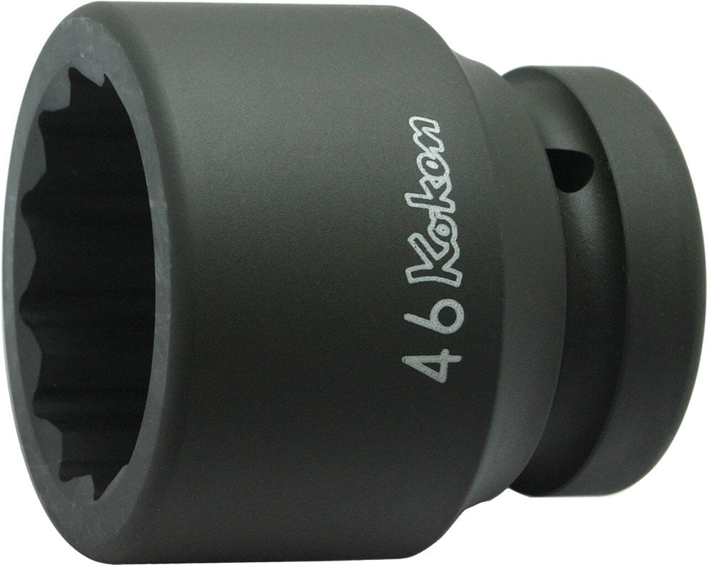 1" slagdop SW24mm 12-kant L=57mm