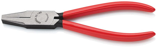KNIPEX 20 01 180 Platbuigtang met kunststof bekleed zwart geatramenteerd 180 mm