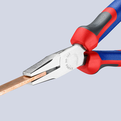KNIPEX 20 05 160 Platbuigtang met comfortgrepen verchroomd 160 mm