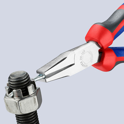 KNIPEX 20 05 160 Platbuigtang met comfortgrepen verchroomd 160 mm