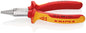 KNIPEX 22 06 160 Rondbuigtang geïsoleerd met meer-componentengrepen, VDE-getest verchroomd 160 mm