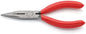 KNIPEX 25 01 140 Platspitse tang met zijsnijder (radiotang) met kunststof bekleed zwart geatramentee