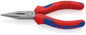 KNIPEX 25 02 140 Platspitse tang met zijsnijder (radiotang) met meer-componenten greep zwart geatram