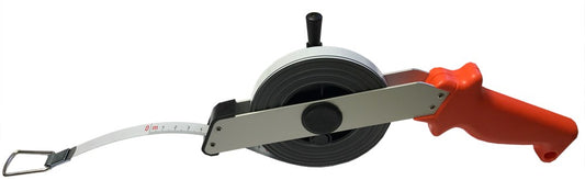 Landmeter 10mtr. 13mm, lichtmetalen frame