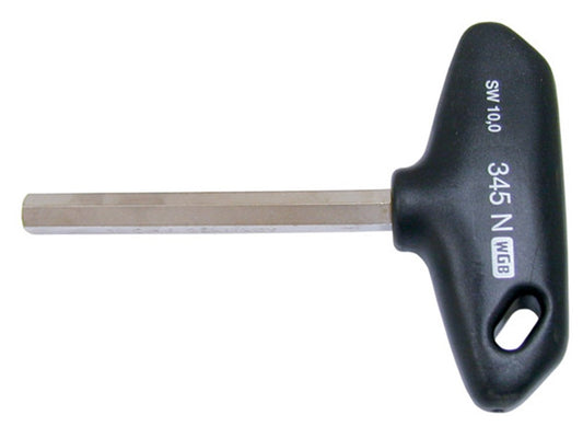 Zeskant-inbussleutel met T-greep, 10x200 mm
