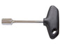 Zeskant-dopsleutel met T-greep, DIN 3125, 12x125 mm