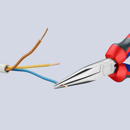 KNIPEX 29 25 160 Telefoontang met comfortgrepen verchroomd 160 mm