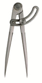 Steekpasser 400mm met stelboog
