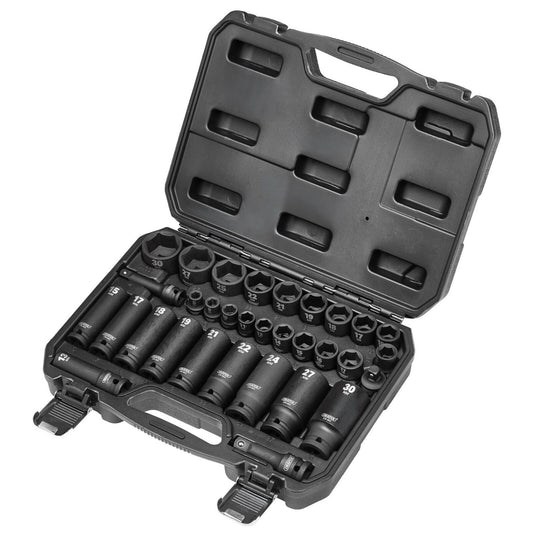 3/8"+1/2" Krachtdoppenset, 32dlg