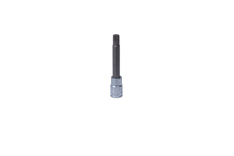 3/8" Dop M6 veeltand/spline, lang