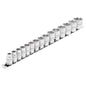 3/8" Doppenrail, 15dlg