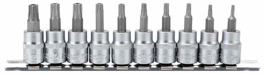 3/8" Doppenrail resitorx, 10dlg