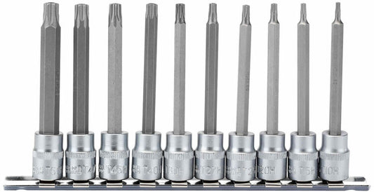 3/8" Doppenrail resitorx lang, 10dlg (501324)