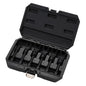 3/8" Flexibele diesel injector doppenset, 6dlg