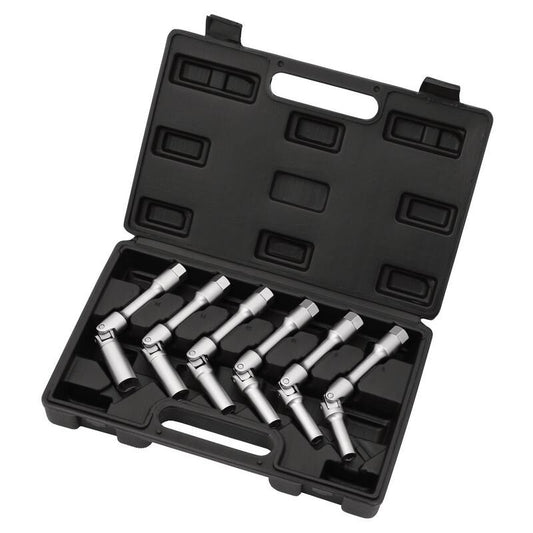 3/8" Gloeibougie doppenset, extra lang, 6dlg