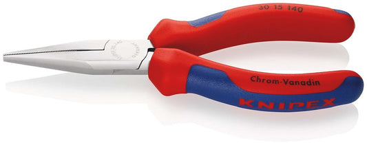 KNIPEX 30 15 140 Langbektang met meer-componenten greep verchroomd 140 mm