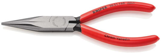 KNIPEX 30 21 160 Langbektang met kunststof bekleed zwart geatramenteerd 160 mm