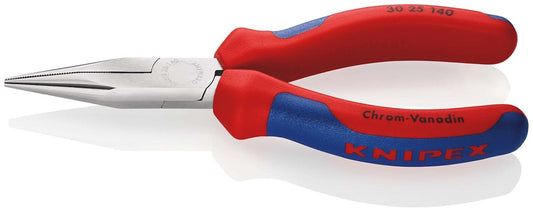KNIPEX 30 25 140 Langbektang met meer-componenten greep verchroomd 140 mm