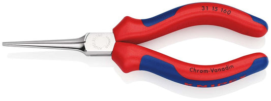 KNIPEX 31 15 160 Grijptang (naaldtang) met meer-componenten greep verchroomd 160 mm