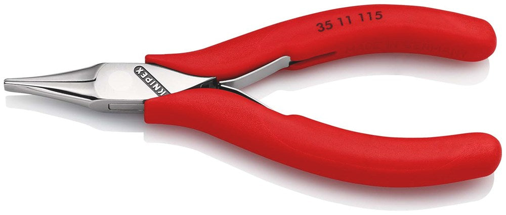 KNIPEX 35 11 115 Elektronica-grijptang met doorgestoken scharnier met antislip kunststof bekleding 1