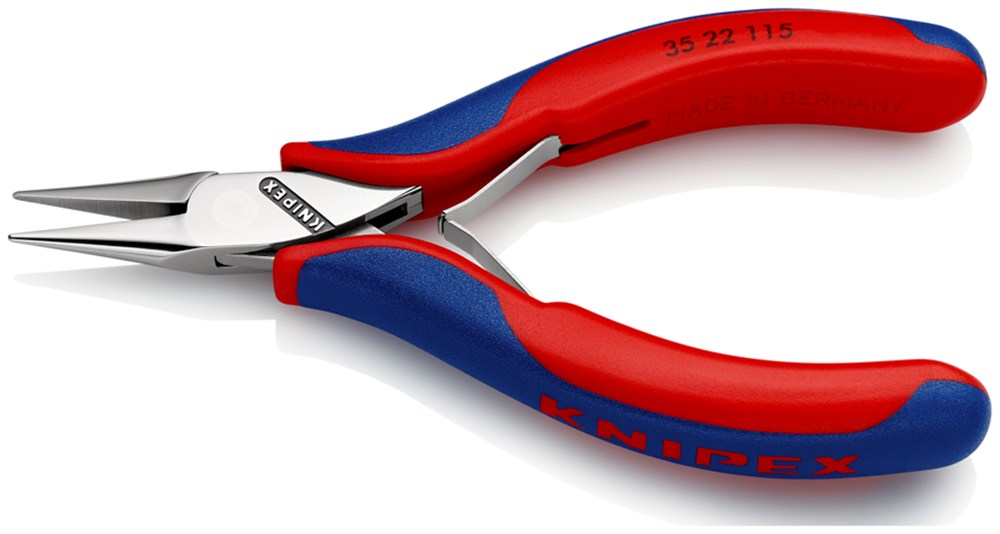 KNIPEX 35 22 115 Elektronica-grijptang met doorgestoken scharnier met meer-componenten greep 115 mm