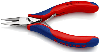 KNIPEX 35 22 115 Elektronica-grijptang met doorgestoken scharnier met meer-componenten greep 115 mm