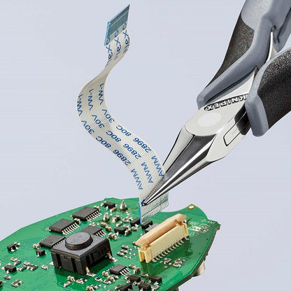 KNIPEX 35 22 115 ESD Elektronica-grijptang ESD met doorgestoken scharnier met meer-componenten greep