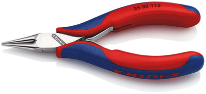KNIPEX 35 32 115 Elektronica-grijptang met doorgestoken scharnier met meer-componenten greep 115 mm