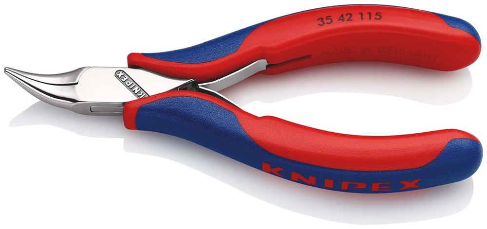 KNIPEX 35 42 115 Elektronica-grijptang met doorgestoken scharnier met meer-componenten greep 115 mm