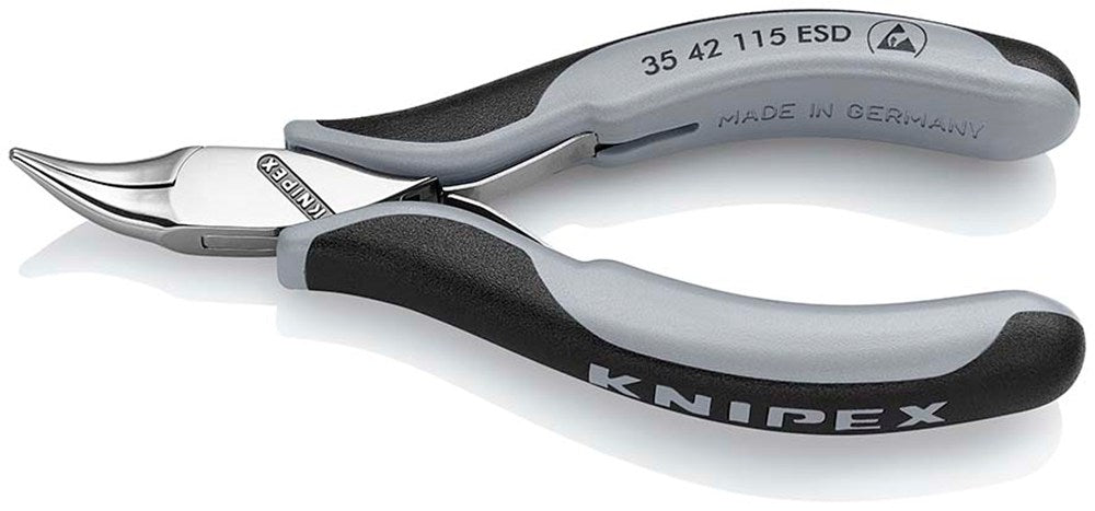 KNIPEX 35 42 115 ESD Elektronica-grijptang ESD met doorgestoken scharnier met meer-componenten greep