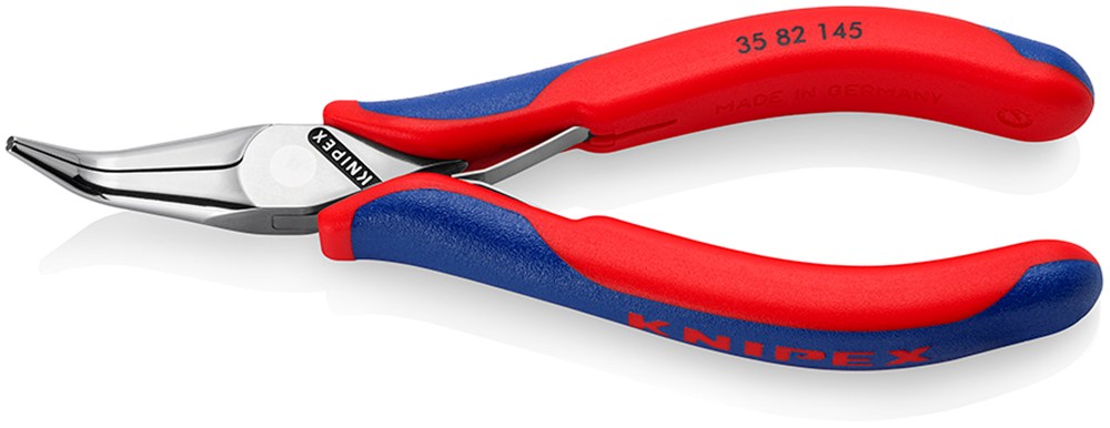 KNIPEX 35 82 145 Elektronica-grijptang met doorgestoken scharnier met meer-componenten greep 145 mm